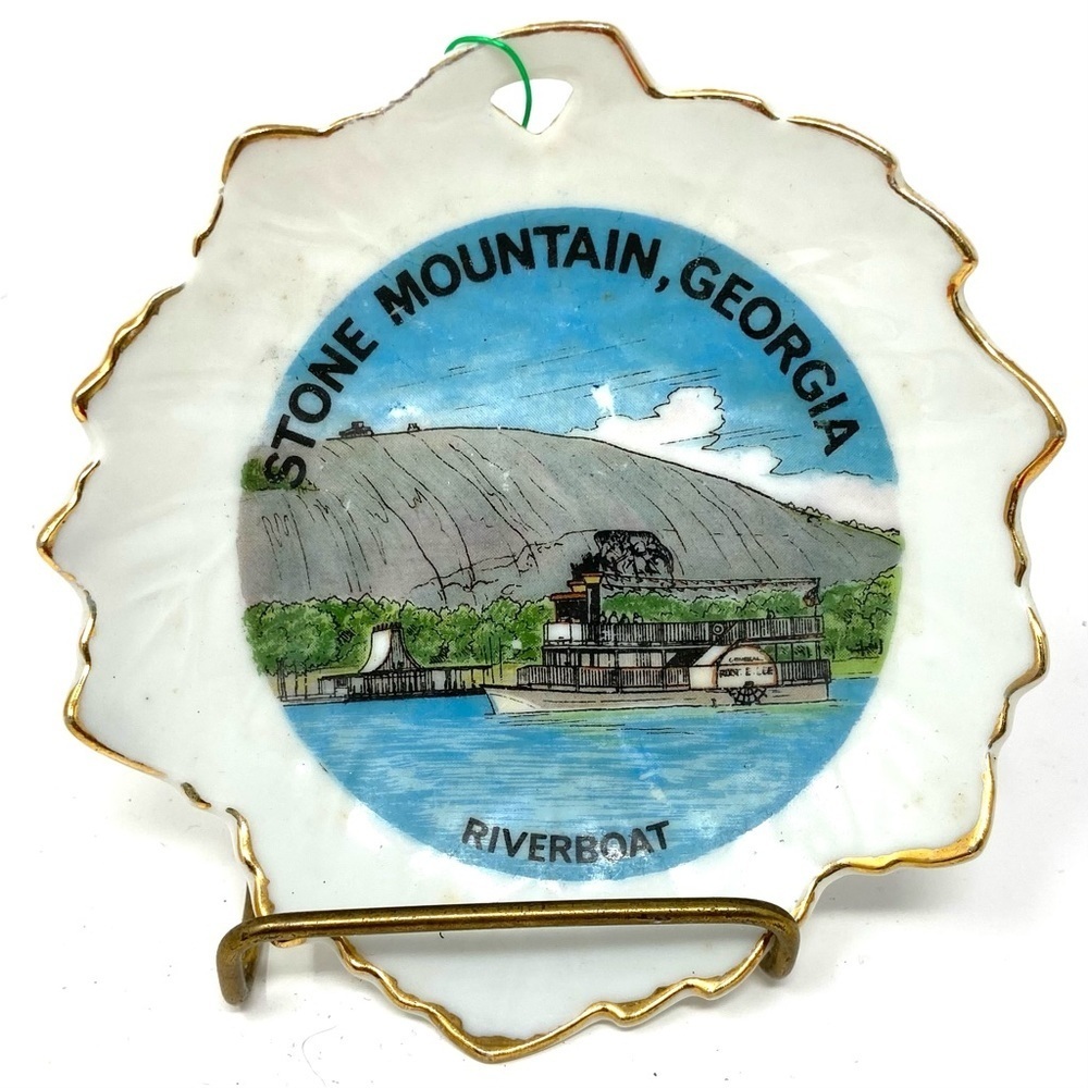 Stone Mountain, GA Riverboat Vintage Souvenir Plate